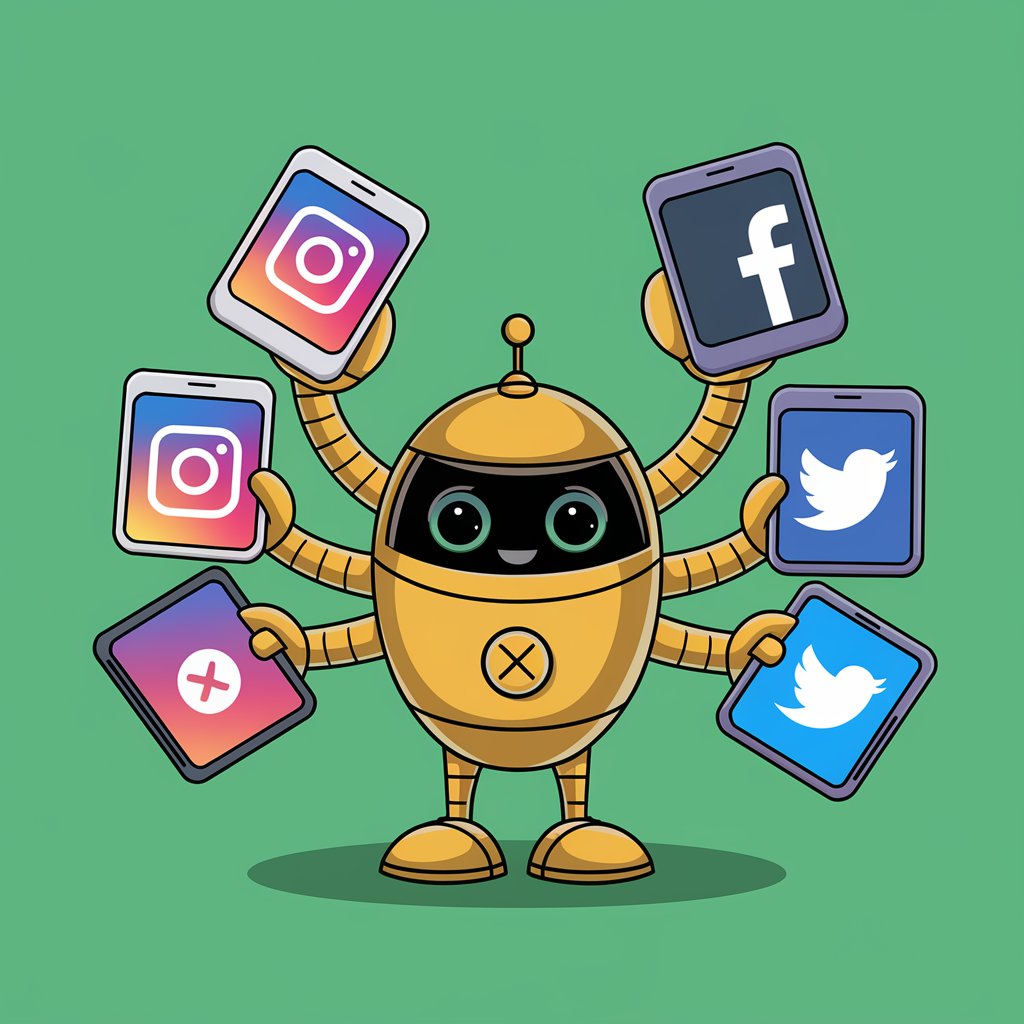 All-in-One Social Media Automation (Instagram + Facebook + Twitter/X)