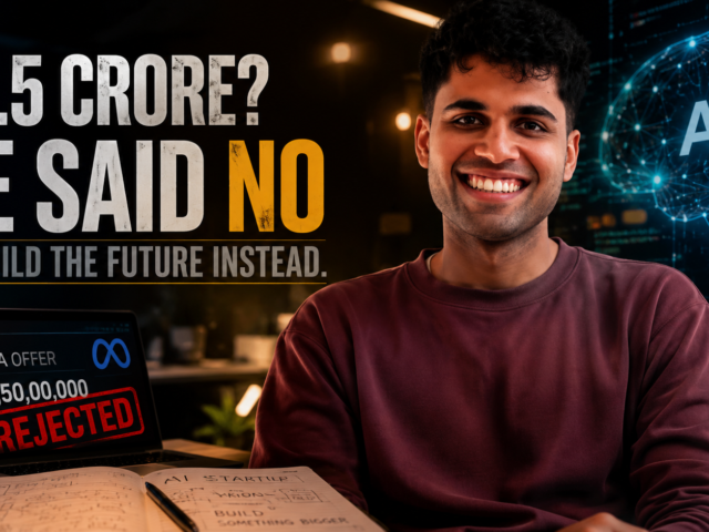 Why an IIT Graduate Rejected ₹9.5 Crore for an AI Startup